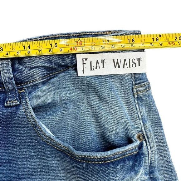 Stitch Star Plus Size 18 Distressed High Rise Skinny Jeans EUC Cotton Blend - Picture 8 of 13